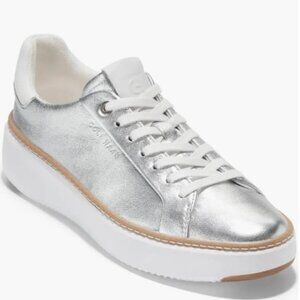 Cole Haan GrandPro Silver Topspin Sneaker Womens 9.5M